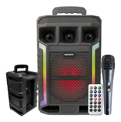 Caixa De Som Boa E Barata Com Bluetooth + Microfone Completo ...