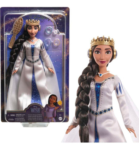 Muñeca Reina Amaya De Rosas Con Accesorios Disney Wish