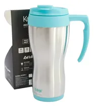Comprar Taza Vaso Mug Keep Con Asa 470ml Verde Agua 57204 Febo