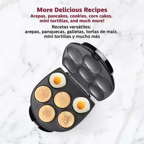 Maquina Para Hacer Panqueques Pancakes Hotcakes Huevos Galletas Mini  Compacta US
