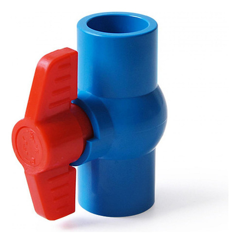 . Válvula De Bola De Pvc Para Tratamiento De Agua, Azul 25mm