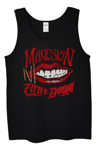 Polera Musculosa Maneskin Zitti E Buoni Rock Abominatron