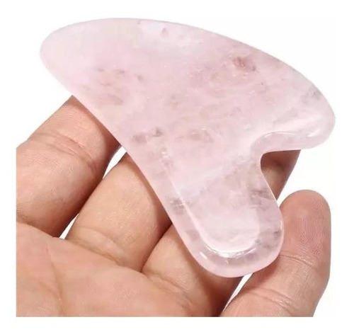 Gua Sha De Cuarzo Rosa Solo Por Envío