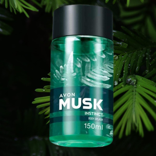Musk Air + Musk Instinct Body Splash 150ml Avon