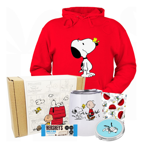 Paquete De Regalo Snoopy / Taza Snoopy / Hoodie Peanuts
