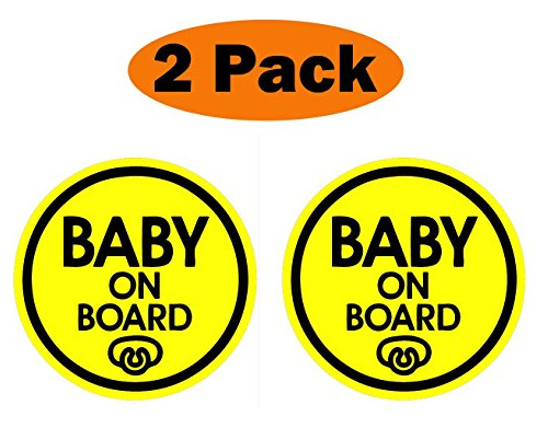 Totomo Baby On Board2 Paquete De 2