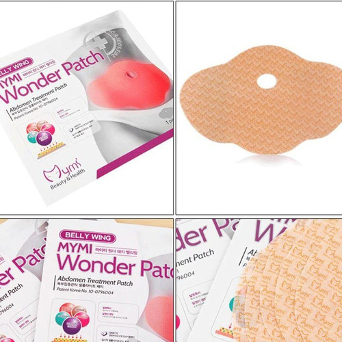 25 Parches De Abdomen Parche Mymi Wonder Patch Reductora