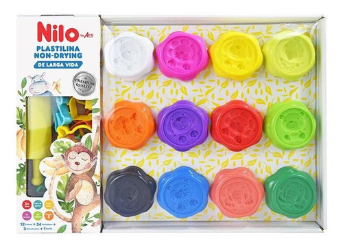 Nilo Premium Plastilina Non-drying X 12