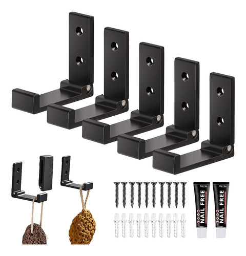 5 Gancho Para Abrigos Plegable Ganchos Plegables De Pared