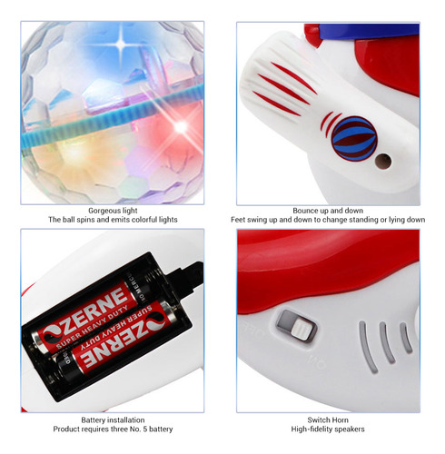 Juguete Eléctrico Musical Para Perros Whe Top Ball Sea Puppy
