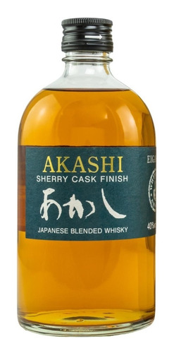 Imagen 2 de 5 de Whisky Akashi Sherry Cask Finish 500ml En Estuche