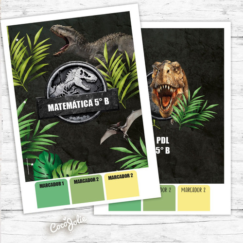 Separadores Escolares Jurassic Workd Numero 3
