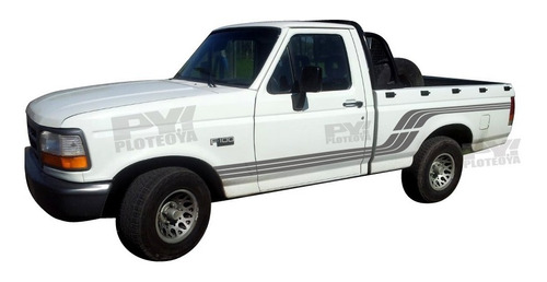 Calcos Franjas Ford F100 Xlt Completo - Ploteoya