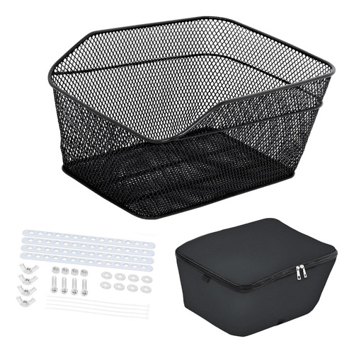 Cesta Trasera Para Bicicleta, Portabicicletas De Metal,
