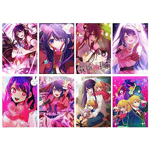 Cartel De Anime  Oshi No Poster Ko , 8 Piezas, 16.5 X 1...