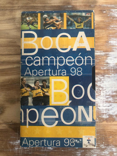 Vhs Boca Campeón Apertura 98. Riquelme Palermo Guillermo