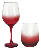 Comprar 6 Copones Gourmet + 6 Copas Barone Color Degrade Traslucido