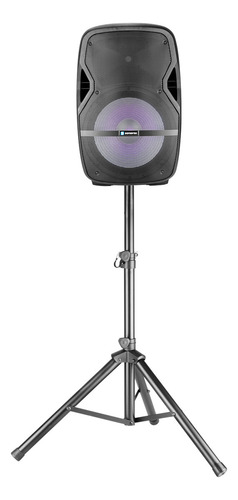 Caixa Som Amplificada Bluetooth Mp3 Usb 15 Polegadas Tripé Cor Preto 120-240v