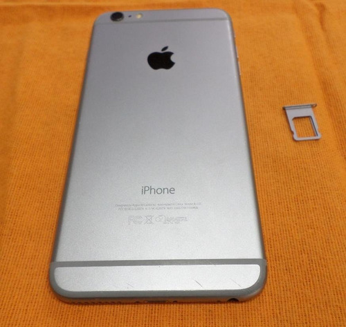 Carcaça iPhone 6 Plus A1522 Com Gaveta Do Chip 100% Original | MercadoLivre