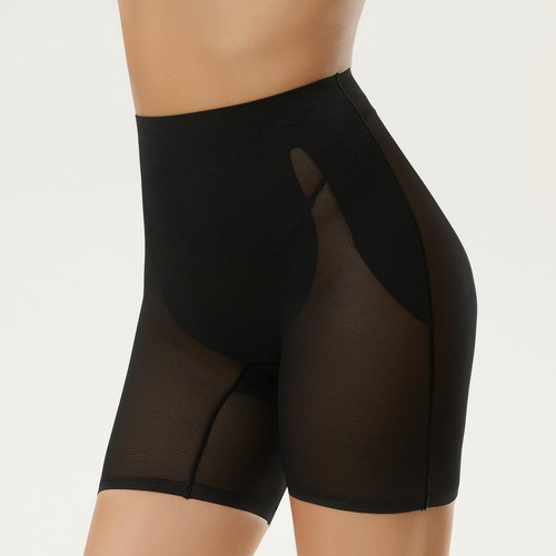 Pantalones Cortos Tipo Bóxer Con Cintura Alta Para Mujer