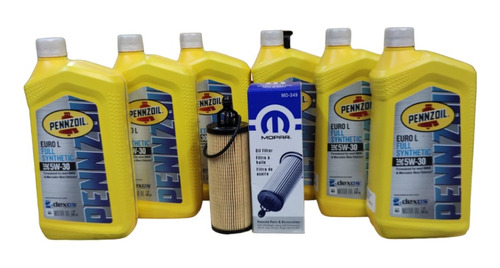 Kit De Aceite Y Filtro Para Motor 3.6  5w30 Sintetico Penzoi