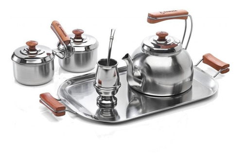 Set De Mate Con Bandeja Gamuza Le Cheff