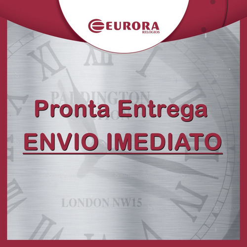 Imagem 4 de 4 de Relógio De Parede Eurora Cozinha Preto 6505