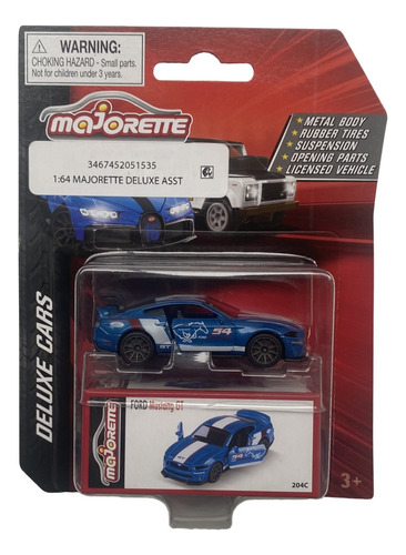 Majorette Deluxe Cars - Ford Mustang Gt