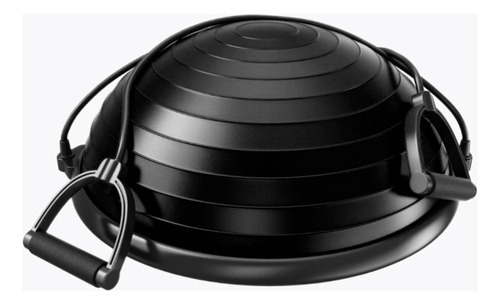 Meia Bola Suiça Bosu Balance Dome Ball Pilates Yoga Sports Cor Preto