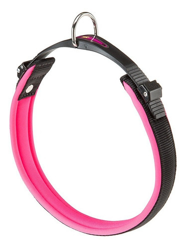 Collar Acolchado Microrregulación Ferplast Ergofluo C25/51 Color Rosa