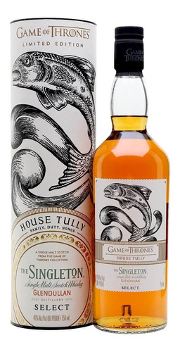 Whisky Singleton Casa Tully 700ml - Edicion Game Of Thrones