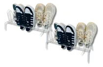 Comprar Kit X 2 Botineros Calzado 6 Pares Zapatillas Zapatero Blanco