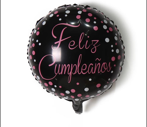 Globo De Feliz Cumpleaños Con Puntos