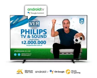 Smart Tv 55 4k Philips 55pud7406/77