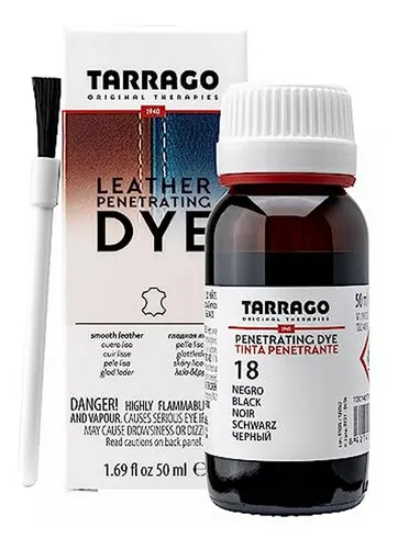Cuidado De Zapatos - Tarrago #18 Penetrating Dye, Black, 1,7