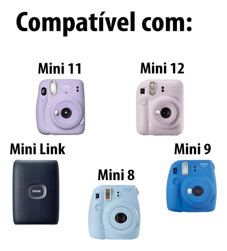 Impresora Instax Mini 11 9 8 10un con cámara, película e impresora Mini Link