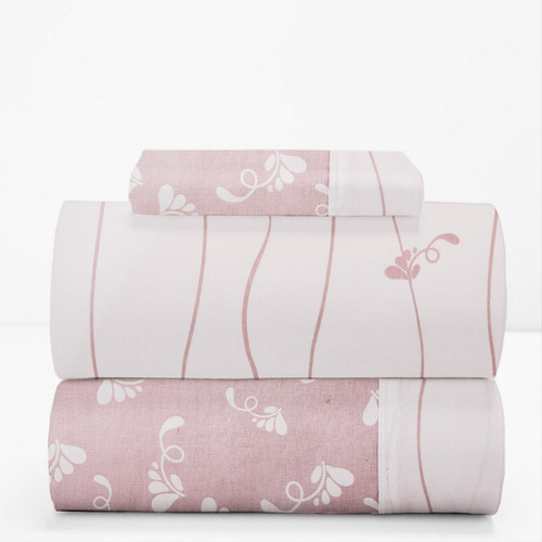 Sábanas 1.5 Plaza Arredo Algodón Peinado Estampas Líneas