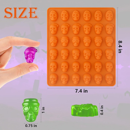 Moldes De Silicona Antiadherentes Con 36 Cavidades Para Cara
