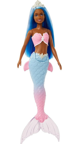 Barbie Dreamtopia Sirena. Con Cabello Azul.