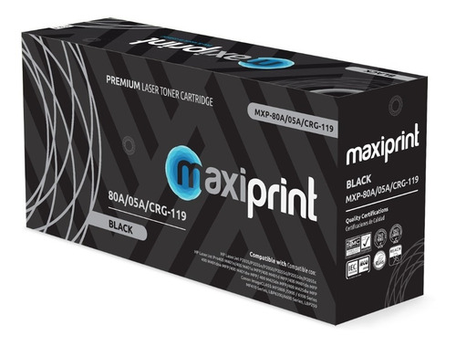 Cartucho De Toner Compatible Con Hp Cf280a Ce505a 80a 05a