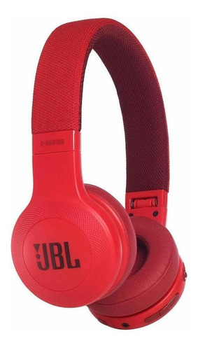 Fone de ouvido on-ear sem fio JBL E45BT JBLE45BT red