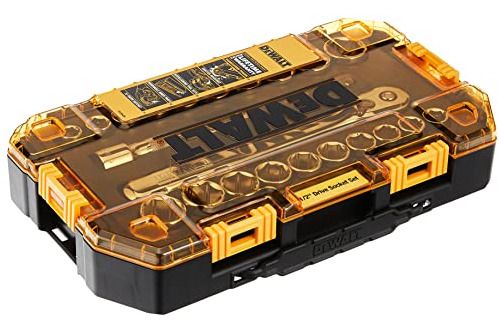Juego Matraca Y Dados De 1/2 Dewalt, Dwmt73813 23 Pza