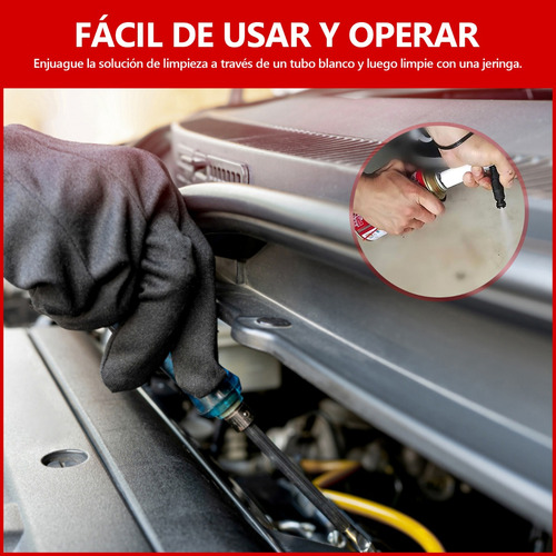 Kit De Limpieza Inyectores Adaptador Portátil Universal 12v