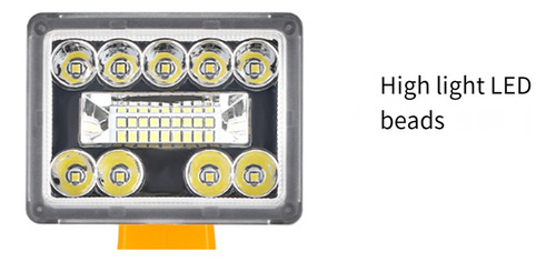 Para Bateria De Íon De Lítio De 14,4-20v, Luz De Trabalho Po