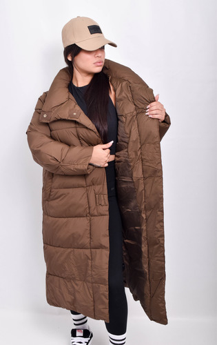 Campera Abrigo Larga Mujer Grande Oversize Vera Super Larga
