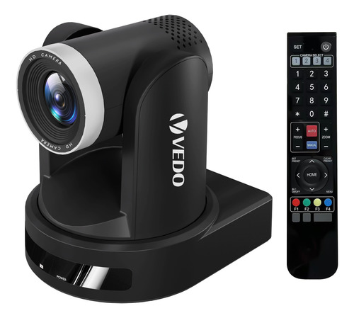 Câmera Para Igrejas Ptz Hd 1080p 20x C/ Ip Vedo Hdmi E Sdi