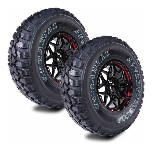 Paq 2 Llanta Lt265/75r16 123/120q Gt Radial Adventuro M/t