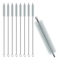 Comprar Set De 8 Cepillos Limpiadores De Popotes Acero Inox 23cm Color Plateado