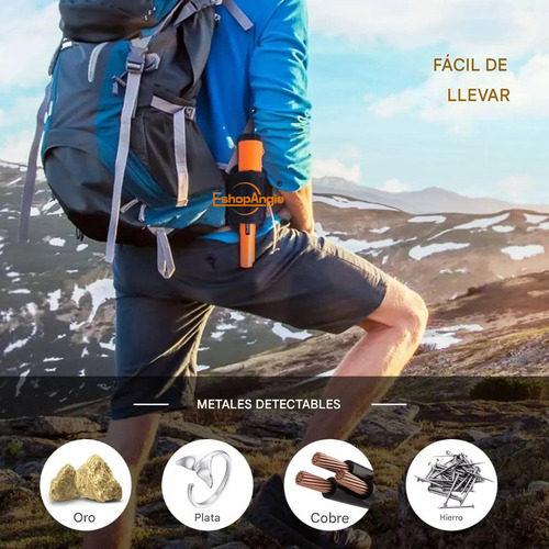 Detector Metales Portátil Localizador De Mano Eshopangie