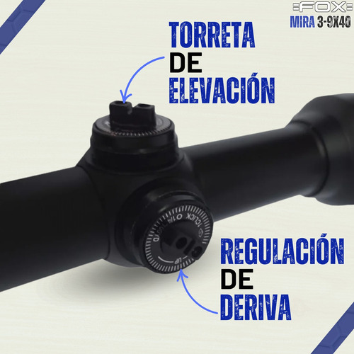 Mira Telescópica 3-9x40 Aire Comprimido Anillas 11 O 21mm P.